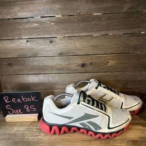 Mens Reebok Zigtech Ziglite White Athletic Running Sneakers Shoes Size 8.5 D GUC